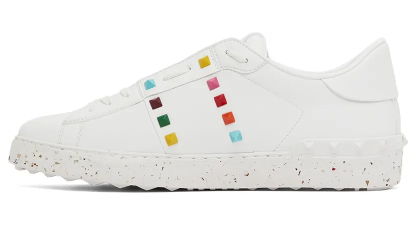 Valentino Garavani White & Multicolor Open For A Change Sneakers (XY2S0931PZQ) (3)
