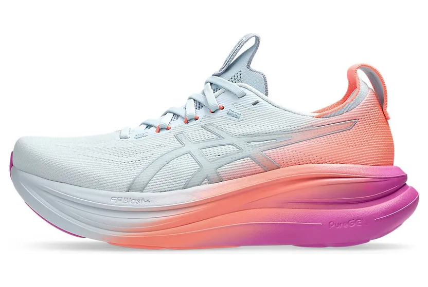 ASICS GEL-NIMBUS 28 SUNNY SIZZLE “Sky / Digital Sakura” (1012B987-400)