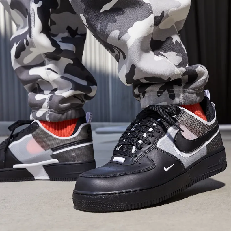 Nike Air Force 1 React Black (DM0573-002)