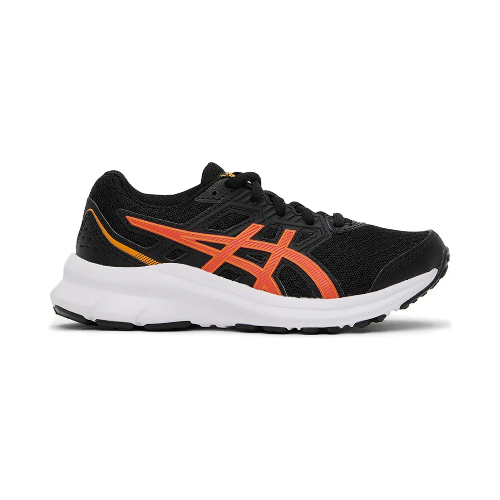 Asics Kids Black & Orange Jolt 3 Big Kids Sneakers (1014A203.011)