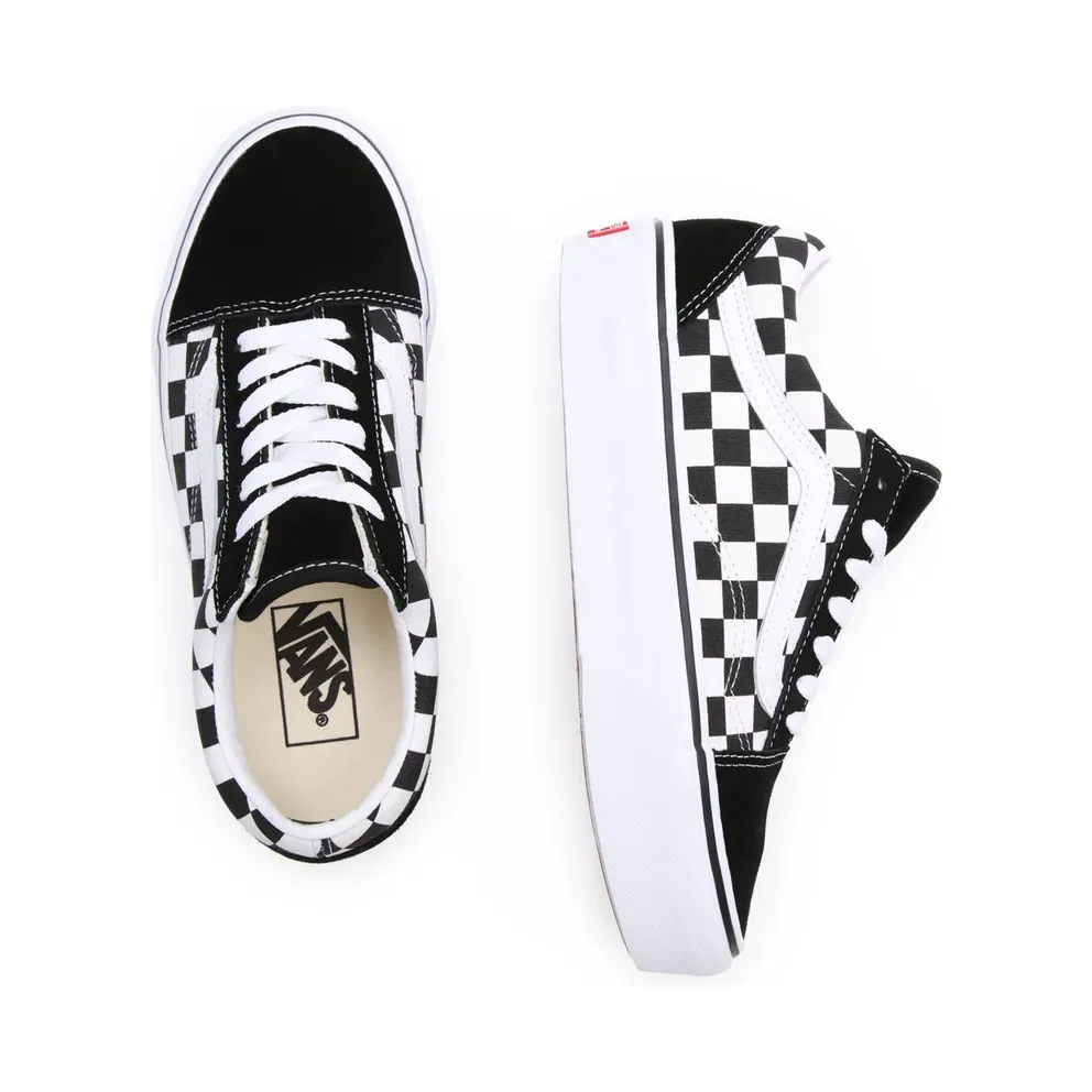 Vans Old Skool Platform Checkerboard Black/White (VN0A3B3UHRK)