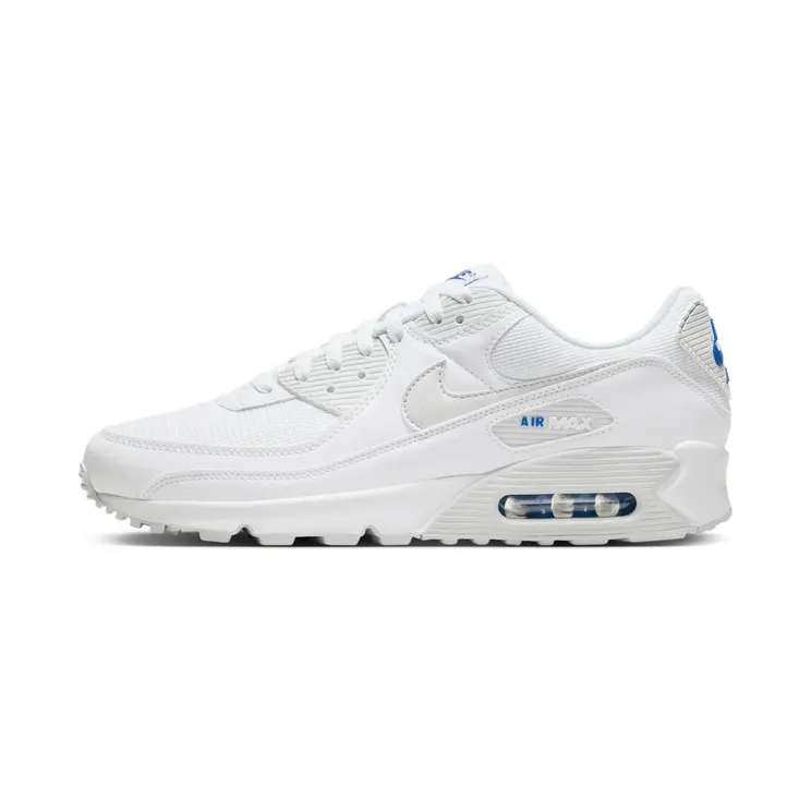 Nike Air Max 90 “Team White / Game Royal / Photon Dust” (FZ7186-100)