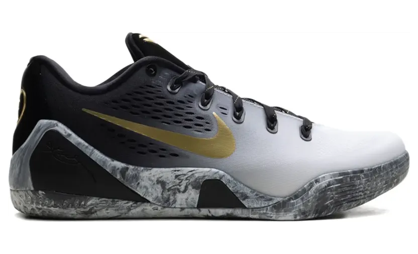 Nike Kobe 9 Elite Low EM Protro Black/Metallic Gold/Black Sneakers – Schwarz (FZ7333)
