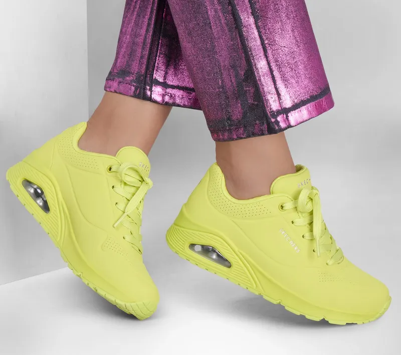 Skechers UNO – Stand on Air Sneaker Limoen