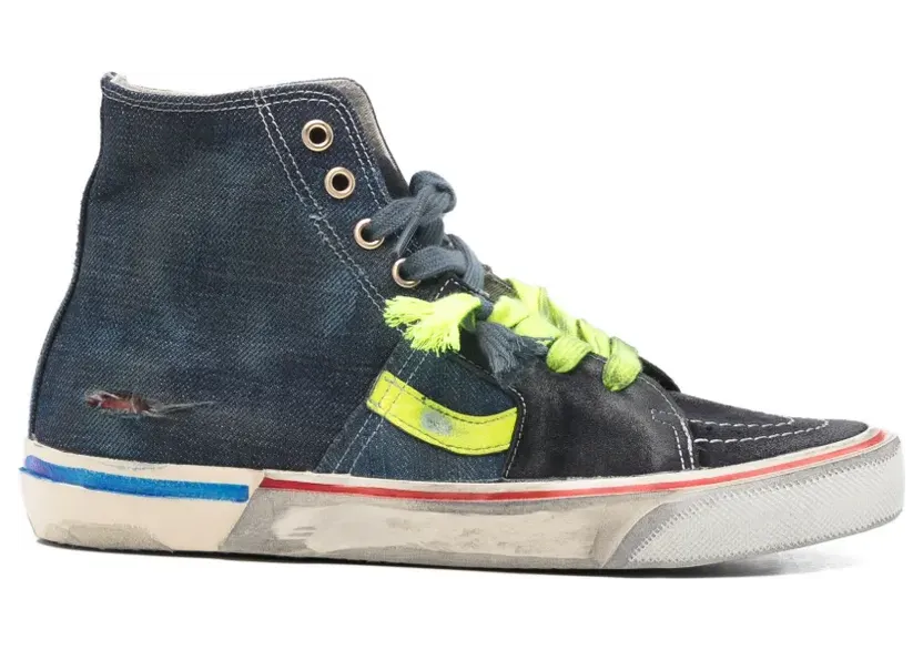 Paul Easterlin Caly Star High-Top-Sneakers in Colour-Block-Optik “Blue” (CS015DBCALYSTAR)