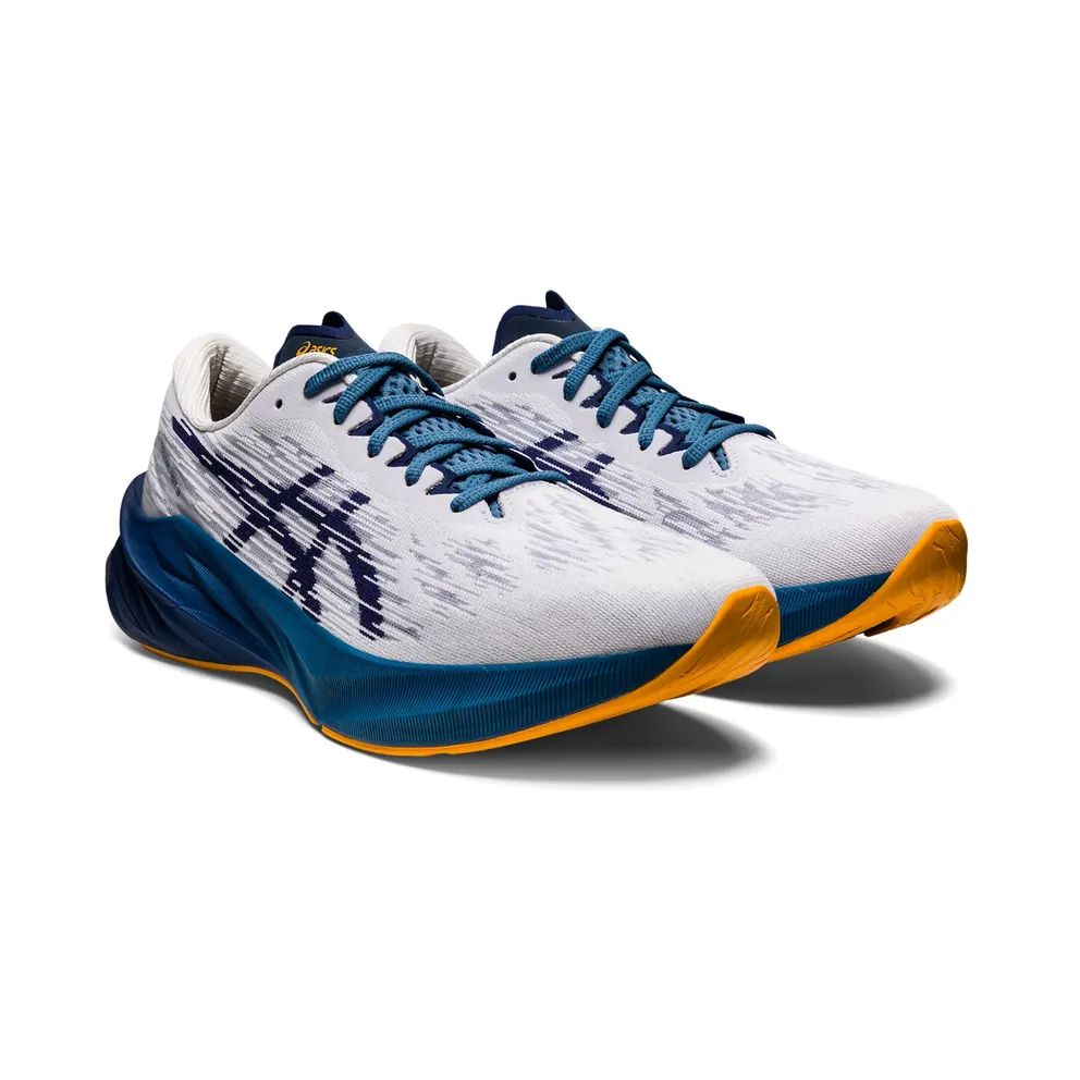 ASICS Novablast 3 White Deep Ocean (1011B458-100)