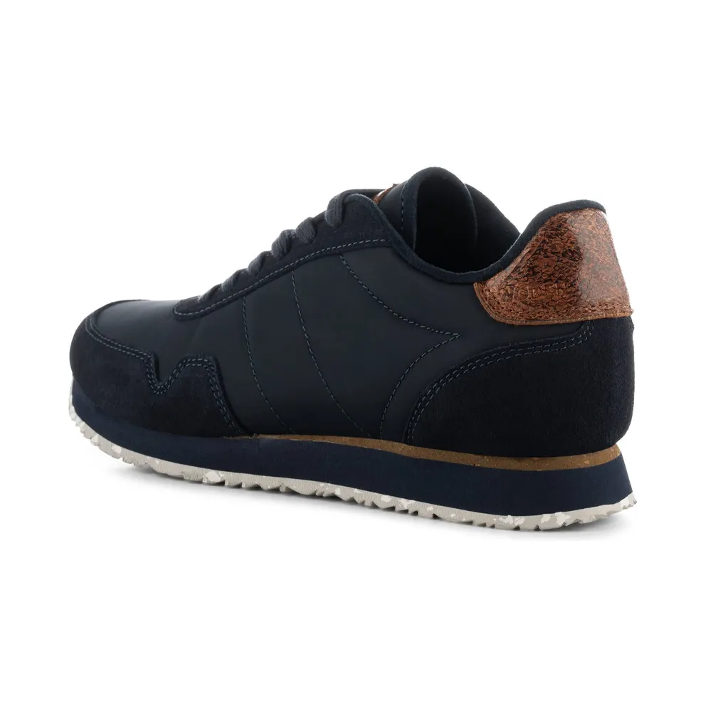 Woden Nora III Leather Dark Navy (WL166 009)