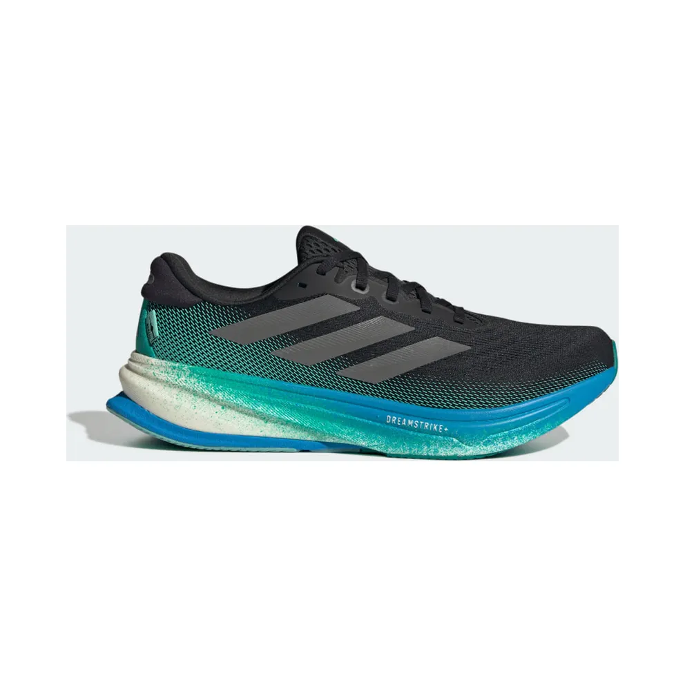 Adidas Supernova Rise 2 Running Shoes Core Black / Iron Metallic / Glory Green (JI1408)