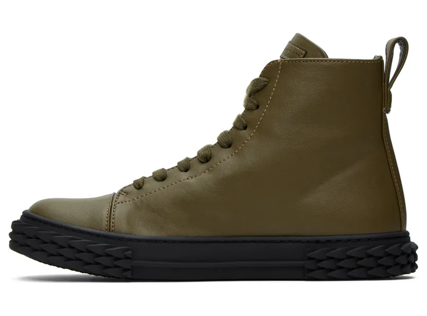 Giuseppe Zanotti Khaki Blabber Sneakers (RU20028-93152) (3)