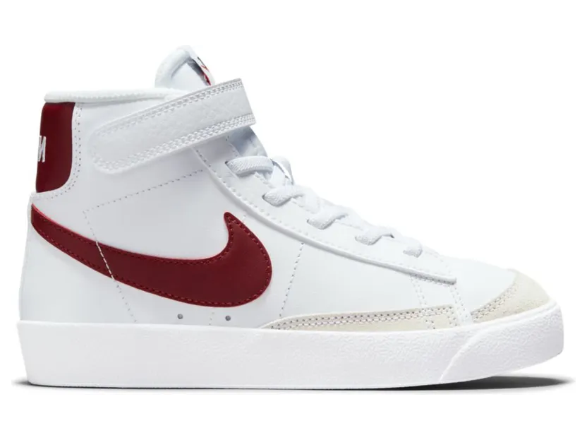 Nike Blazer Mid 77 White Team Red (PS) (DA4087-102)