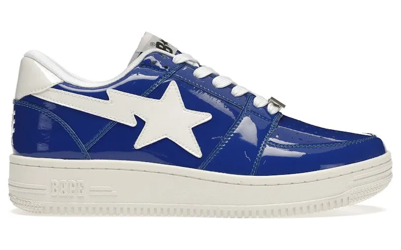 A Bathing Ape Bape Sta Low Patent Blue (1G30191010-BLU)