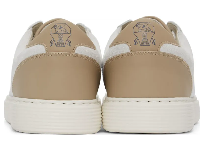 Brunello Cucinelli White Urano Sport Sneakers (MZUJSBJ288) (4)