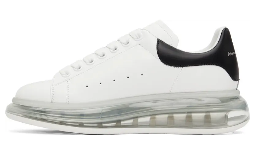 Alexander McQueen Black Transparent Sole Oversized Sneakers (604232WHX98) (3)