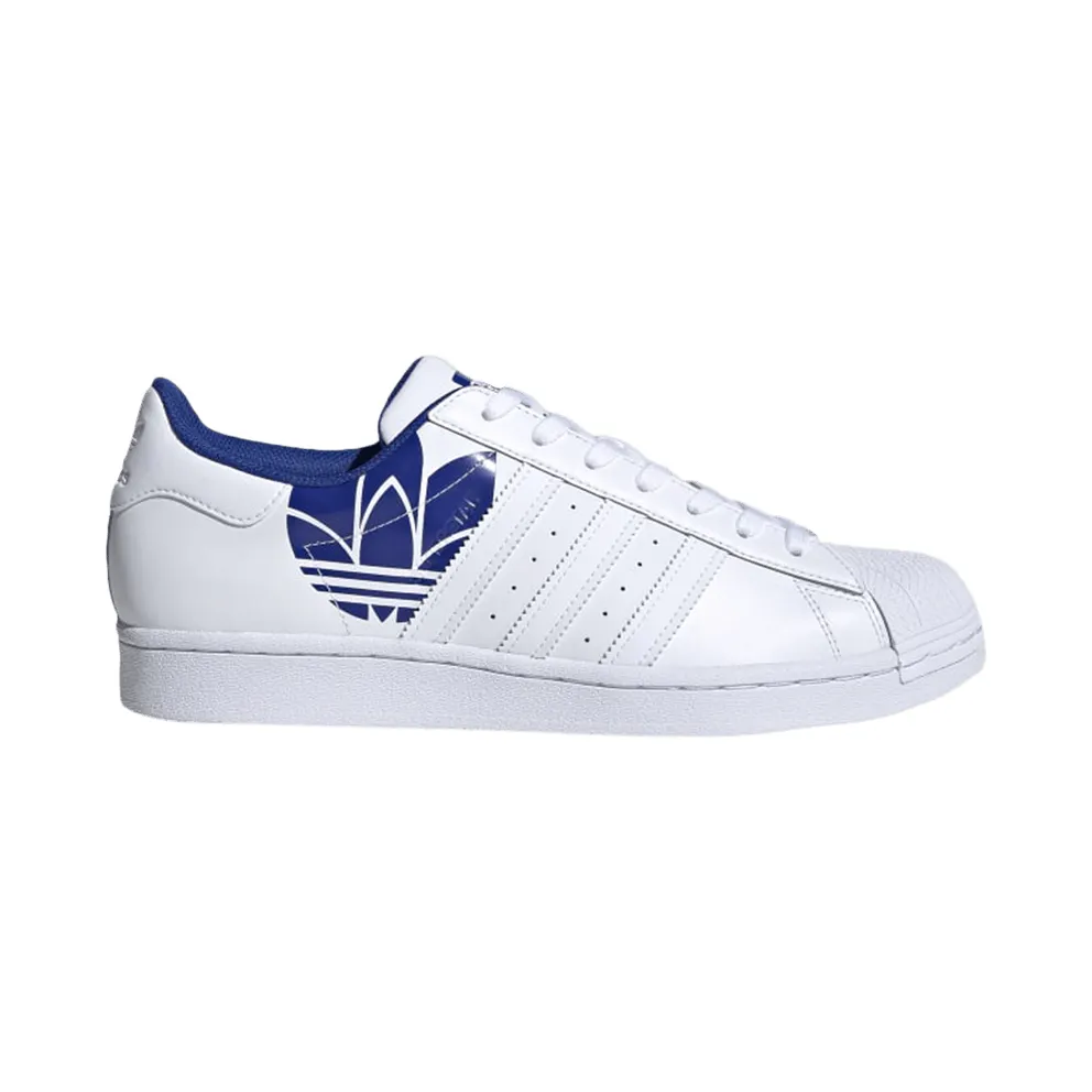 Adidas Superstar ‘Trefoil Print – Royal Blue’ Cloud White/Cloud White/Royal Blue (FY2826)