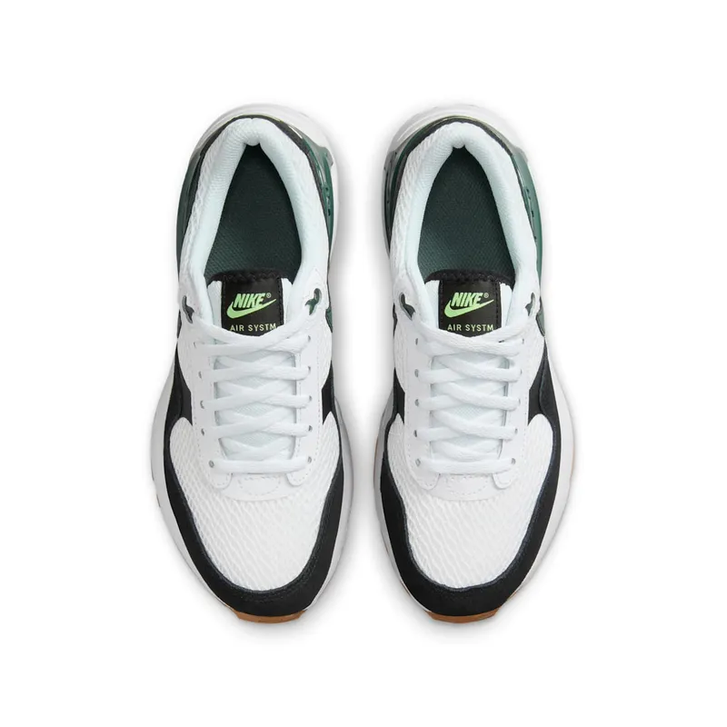 Nike Air Max SYSTM White Black Barely Volt Vintage Green (DQ0284-115)