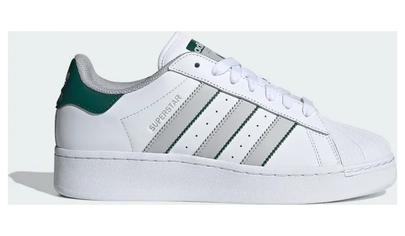 adidas Superstar XLG Cloud White / Grey Two / Collegiate Green (IE0763)