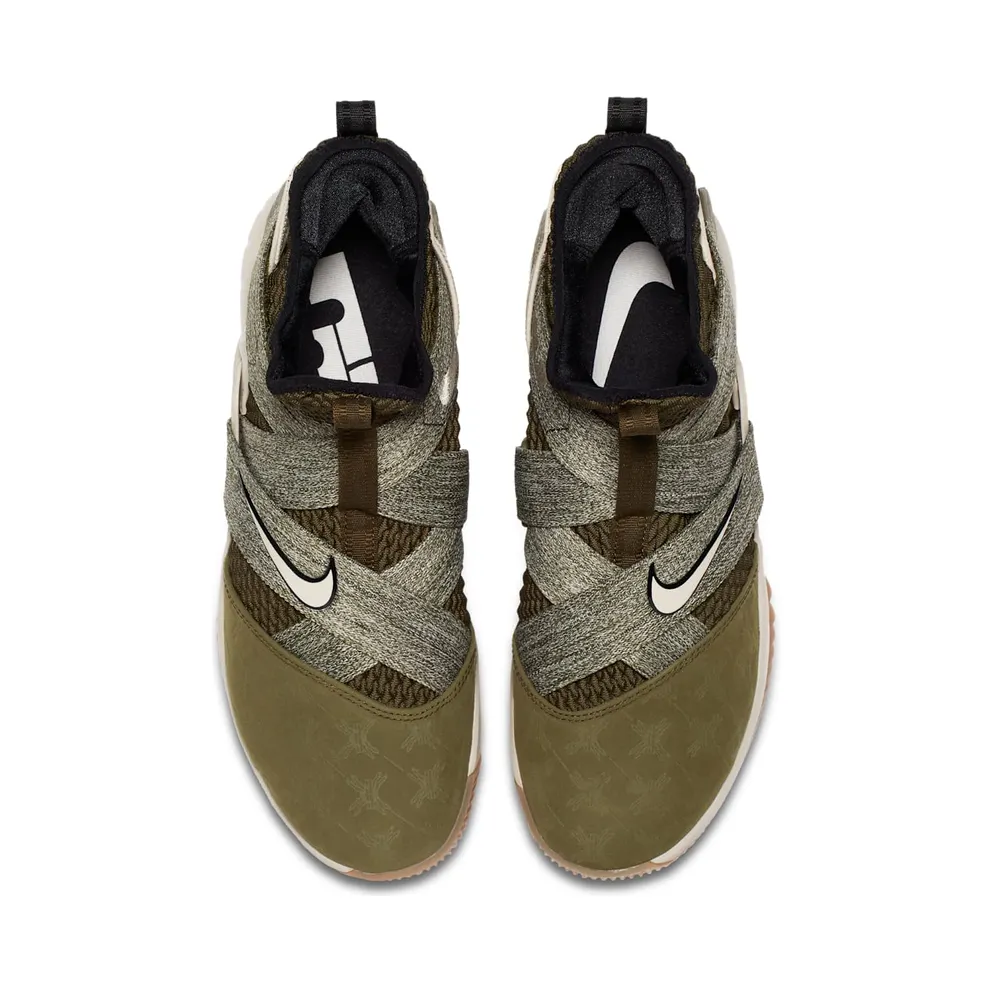 Nike LeBron Soldier 12 Land and Sea Olive Canvas/String-Gum Light Brown (AO2609-300)