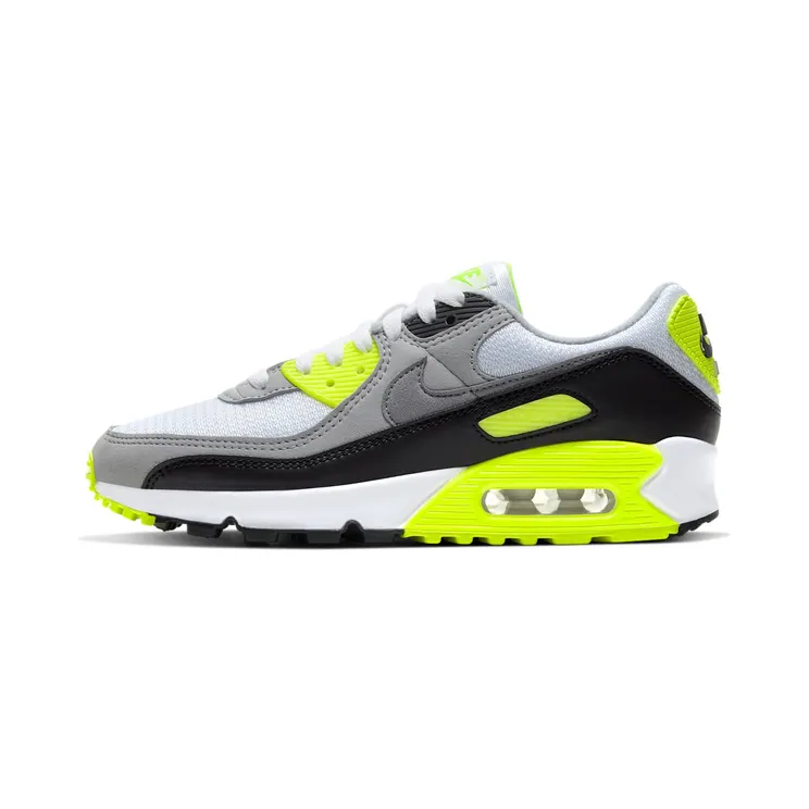 Nike Air Max 90 “White / Volt / Black / Particle Grey” (CD0490-101)