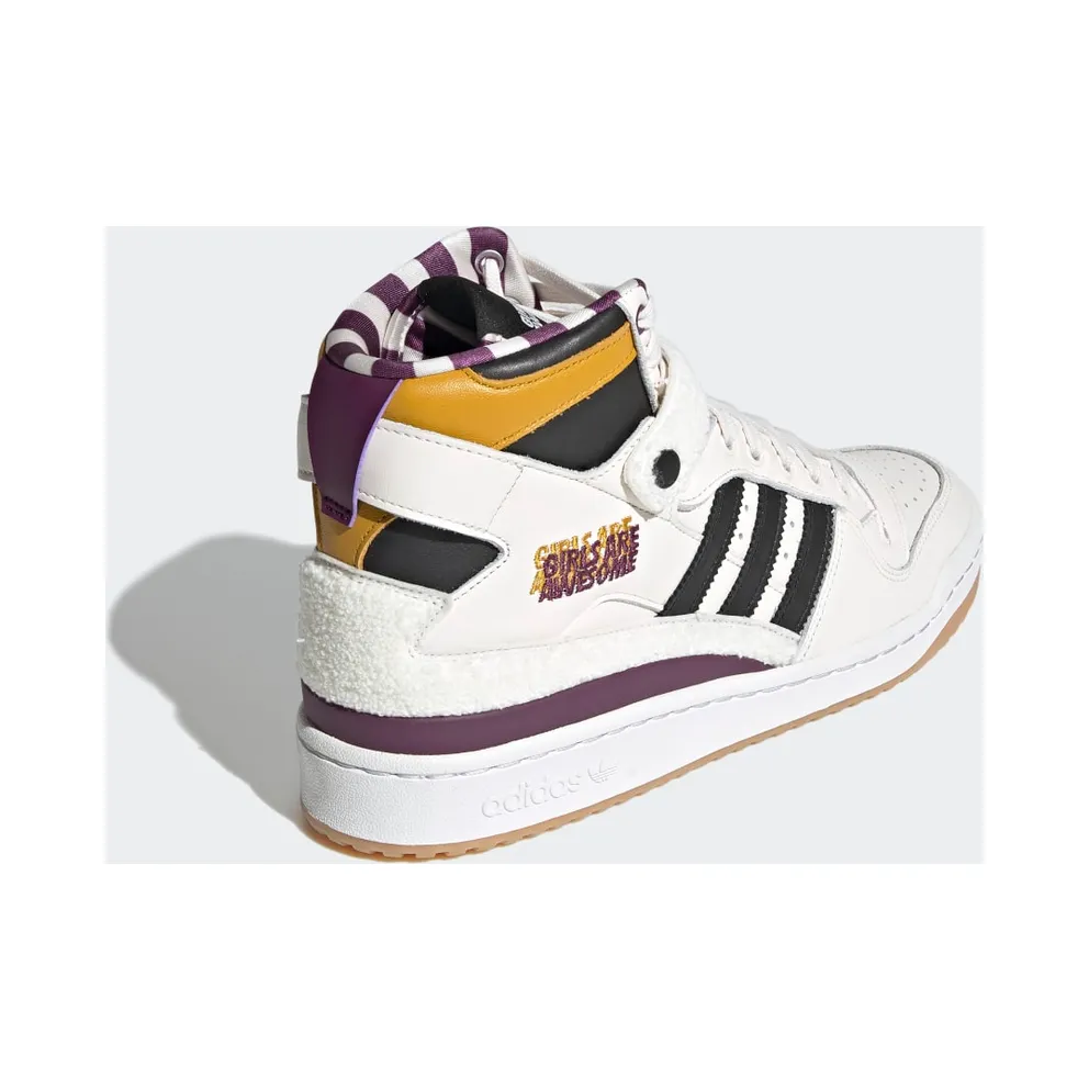 adidas Forum 84 Hi Girls Are Awesome Chalk White / Core Black / Purple Beauty (GY2632)