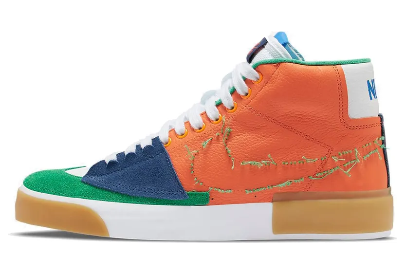 Nike SB Zoom Blazer Mid Edge Safety Orange University Gold (DA2189-800)