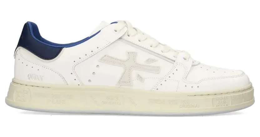 Premiata Quinn Sneakers mit Logo-Patch – Weiß (QUINN8211)