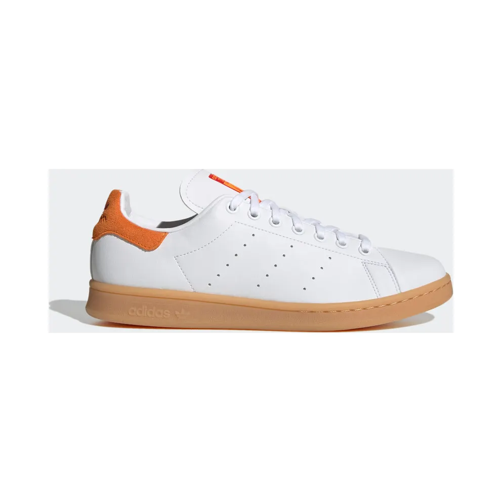 adidas Stan Smith Schuh Cloud White / Gum / Orange Rush (GW0487)