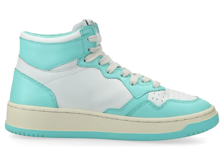 Autry Medalist Mid W (turquoise / white) – AUMWWB20 (3)