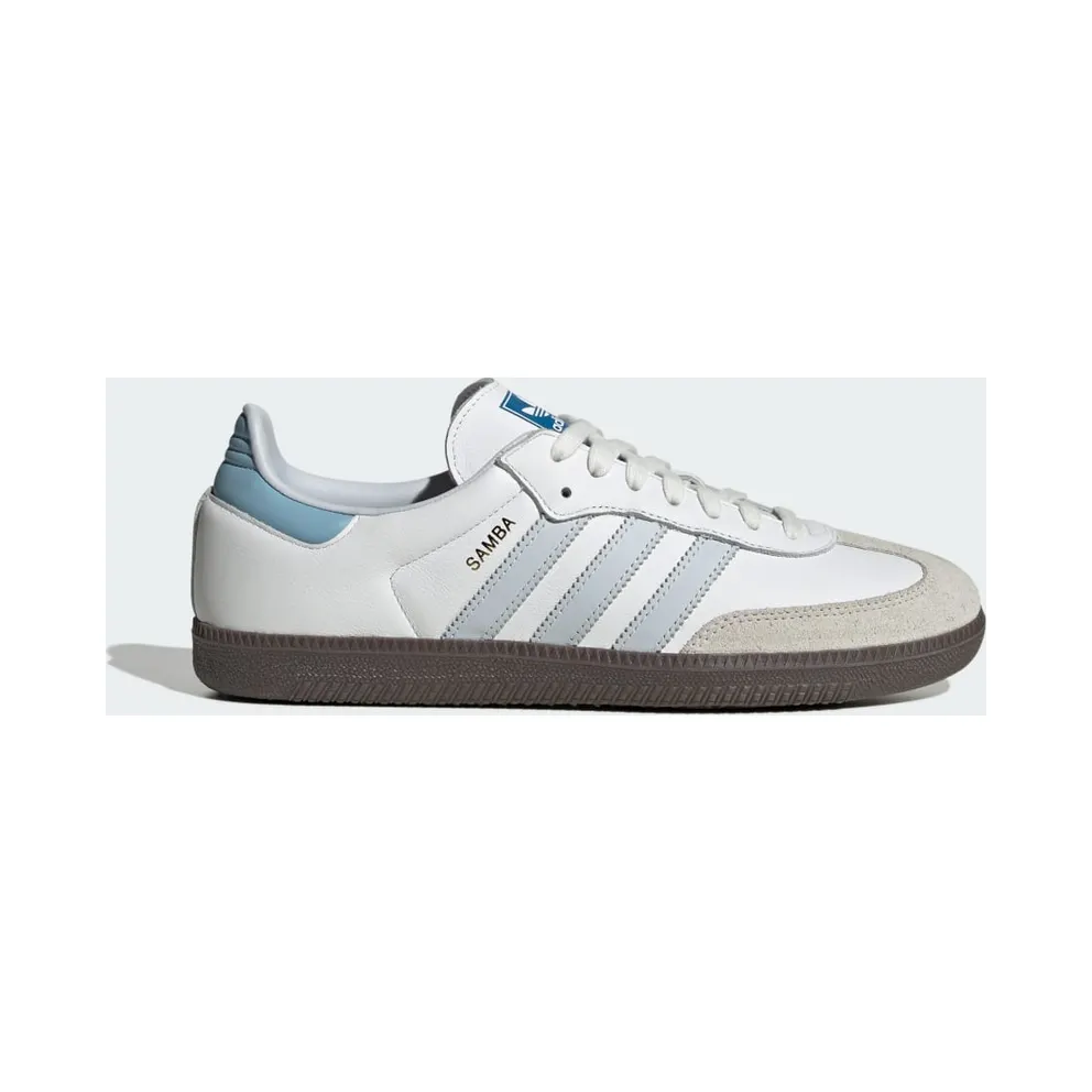 Adidas Samba OG Core White / Halo Blue / Gum (ID2055)