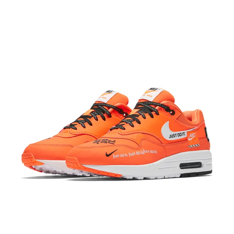 Nike Air Max 1 WMNS ‘Just Do It Pack’ Total Orange/White-Black (917691-800)