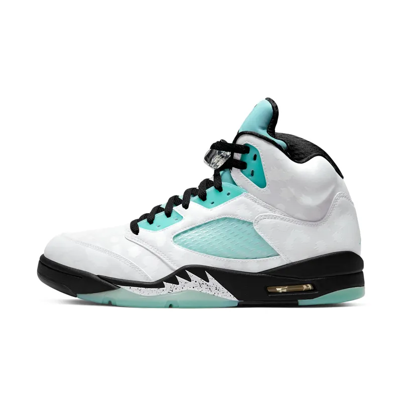 Jordan 5 Retro Island Green White/Black-White-Island Green (CN2932-100)