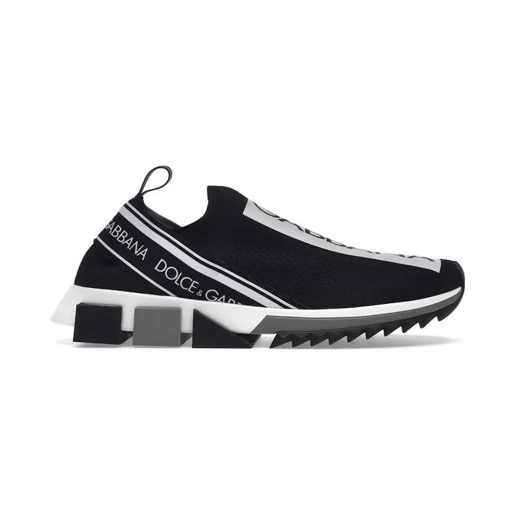 Dolce & Gabbana Sorrento Logo Slip On Black White (CK1595AH67789690)