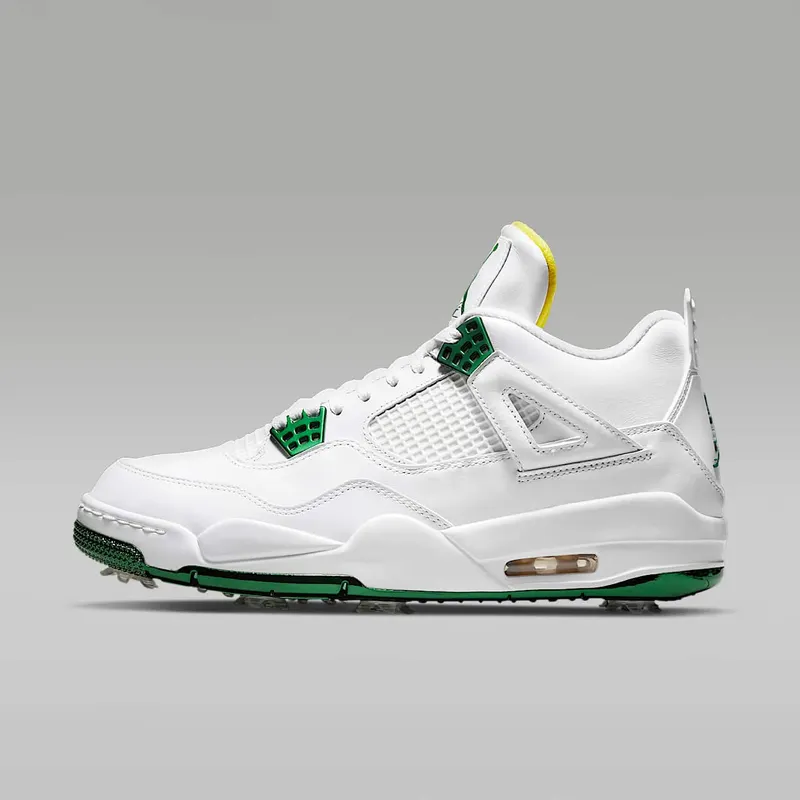 Air Jordan 4 Golf Metallic Green (2021) (CZ2439-100)