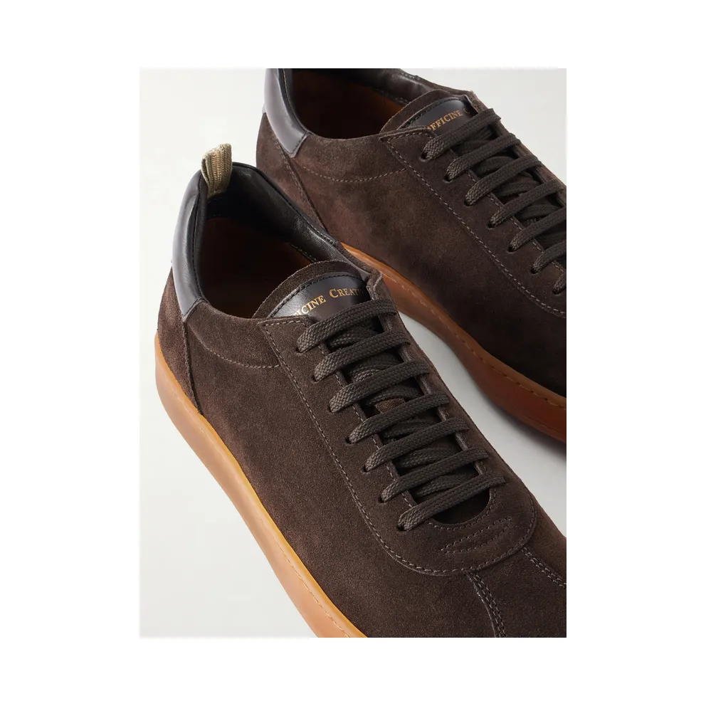 Officine Creative Ginnasio 003 Suede Dark brown (OCUHALO003-CVCOM00000LC189)