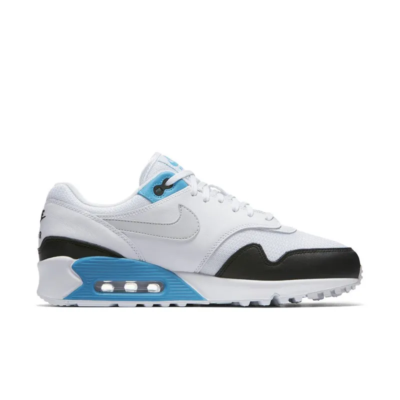 Nike Air Max 90/1 Laser Blue White/Neutral Grey-Black-Laser Blue (AJ7695-104)