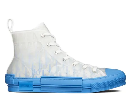 Dior B23 High Top Gradient Blue