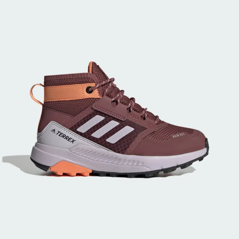 Adidas Terrex Trailmaker Mid RAIN.RDY Hiking Burgundy / Silver Dawn / Amber Tint (ID0925)