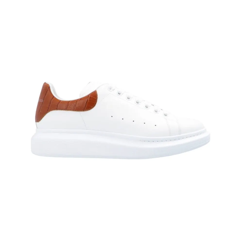 Alexander McQueen Oversized White Cedar Croc (625162 WIAFX 9474)