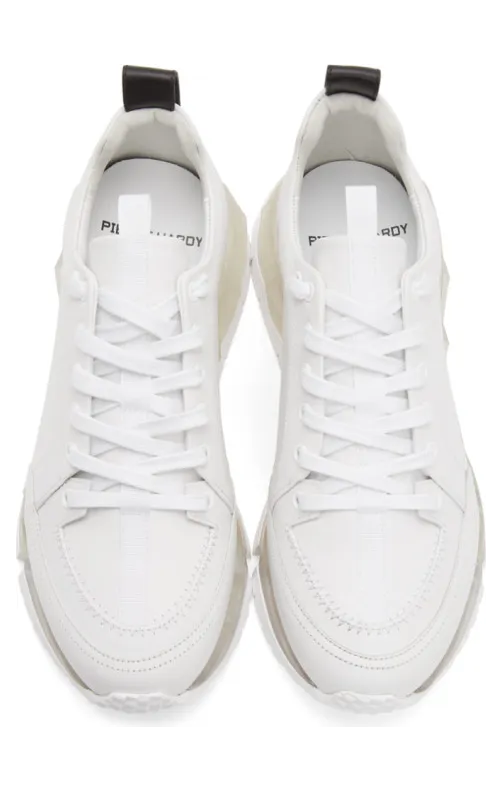 Pierre Hardy White and Transparent Street Life Sneakers (QX02) (4)