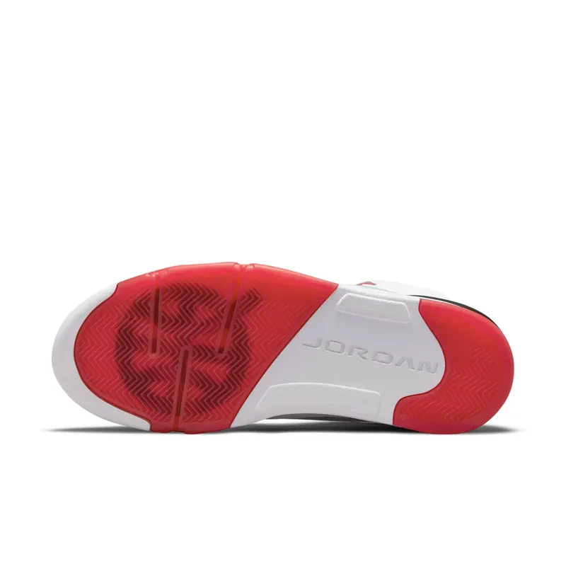 Air Jordan 5 Quai 54 White University Red Black (2021) (DJ7903-106)