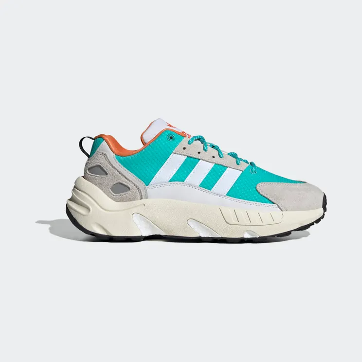 adidas ZX 22 BOOST Cloud White / Semi Mint Rush / Semi Solar Orange (GY6693)