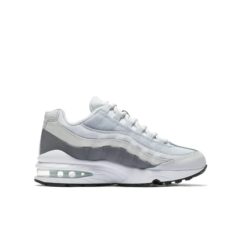 Nike Air Max 95 Pure Platinum Gunsmoke (GS) Pure Platinum/Gunsmoke-Light Bone (905348-011)
