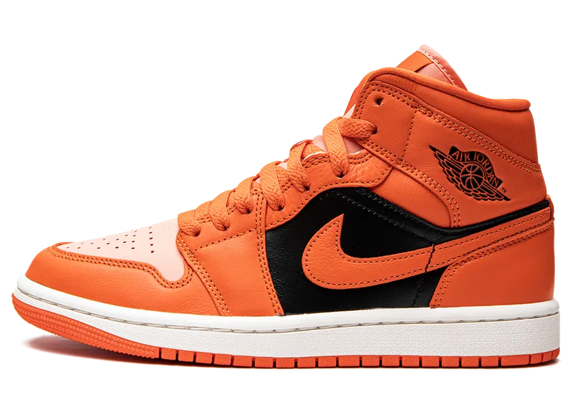 Air Jordan 1 Mid Orange Black (DM3381-600)