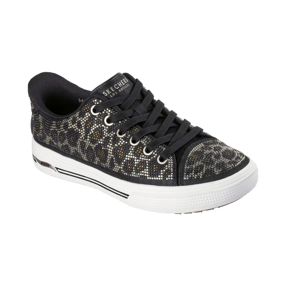 Skechers Arch Fit Arcade – Dazzle You CM “Black / Leopard” (177219BKLD)