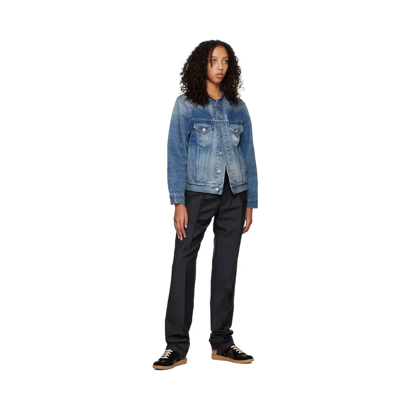 Maison Margiela White & Grey Replica Slip-On Sneakers (S58WS0107 P1895) (5)