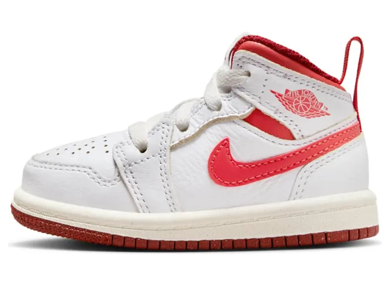 Air Jordan 1 Mid SE TD “White Dune Red” (FJ3466-160)
