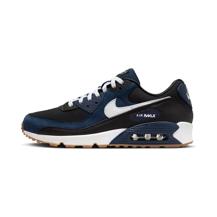 Nike Air Max 90 ‘Midnight Navy Gum’ “Midnight Navy / Black / Gum Medium Brown / White” (FB9658-400)