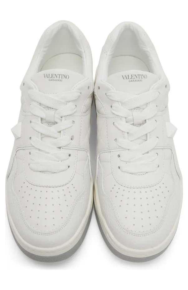 Valentino Garavani White One Stud Sneakers (XY2S0E71NWN) (5)