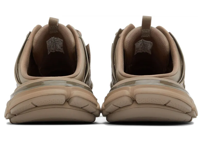 Balenciaga Taupe Track Mules (653814-W2FA6-9710) (2)