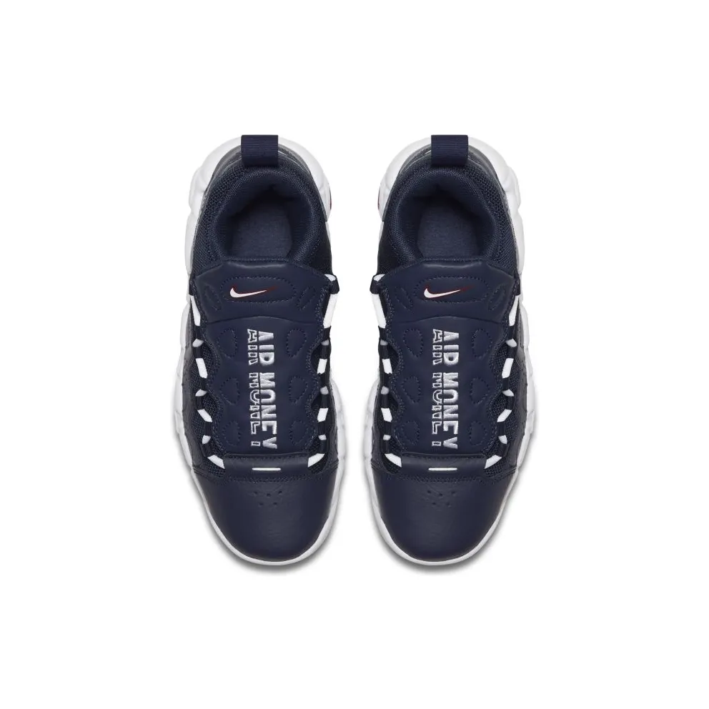 Nike Air More Money Obsidian (GS) Obsidian/White-Gym Red (AH5215-400)