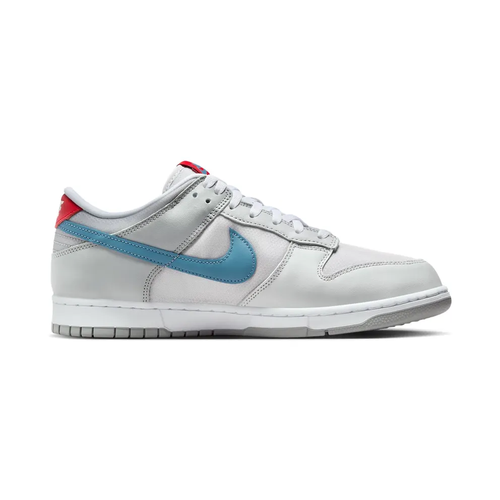 Nike Dunk Low QS “Silver Surfer” (metallic silver / aegean storm) – HF0391-001